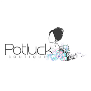 Inspiring Fashion and Jewellery Logo- Potluck Boutique