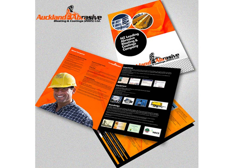 Abrasive Blasting and Coatings - Brochure Design