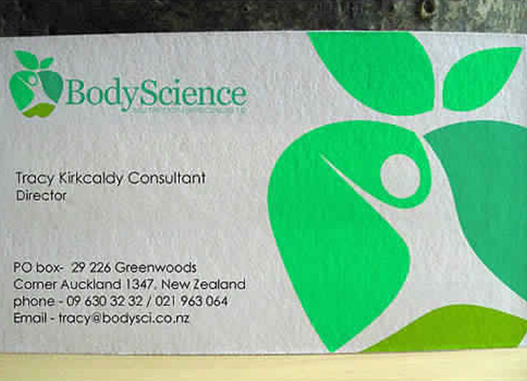 BODY SCIENCE - premium business card design