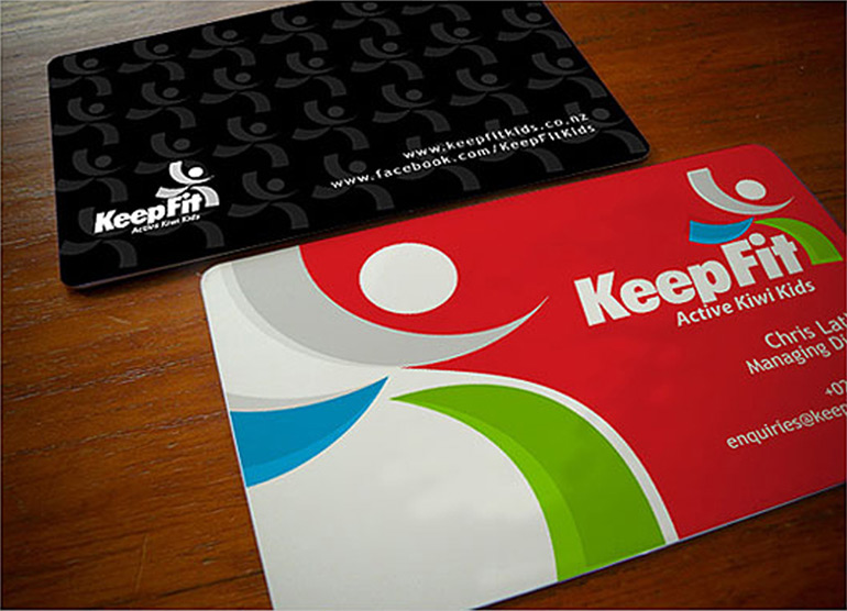 KEEP FIT - luxury business card design