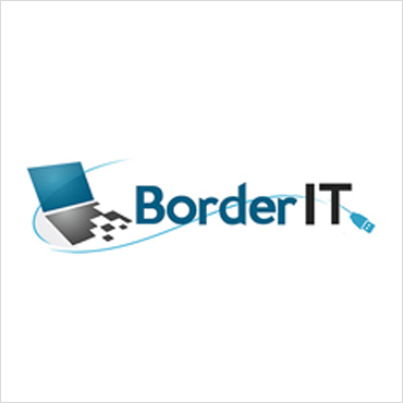 Creative IT and Technology Logo Design Concept- Border IT