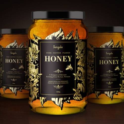 creative honey jar label design inspiration 