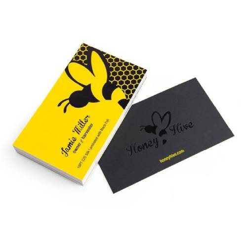 honey company business card design 