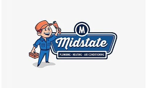 plumbing service mascot logo design 