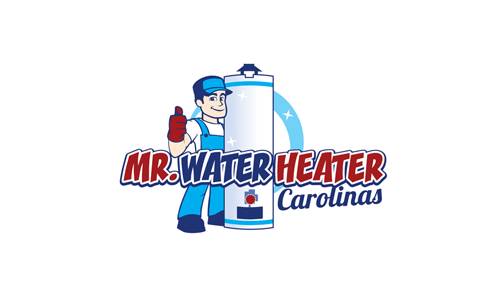 water heater repair mascot design 