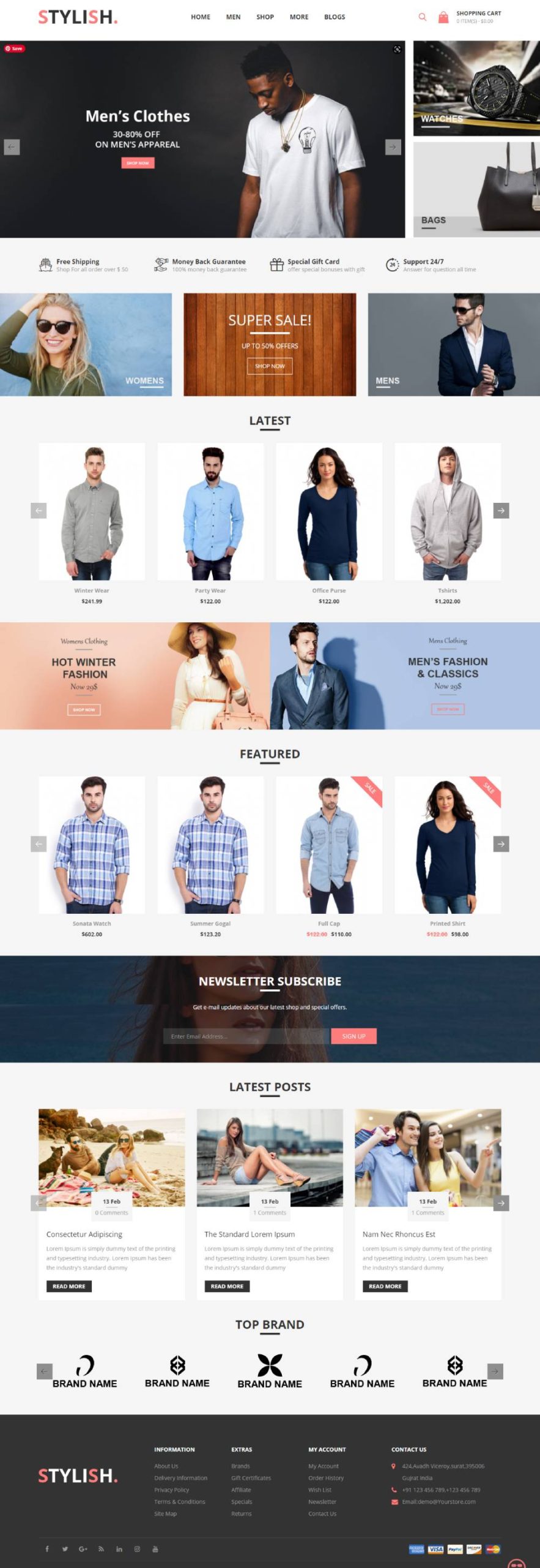 amazing ecommerce website design