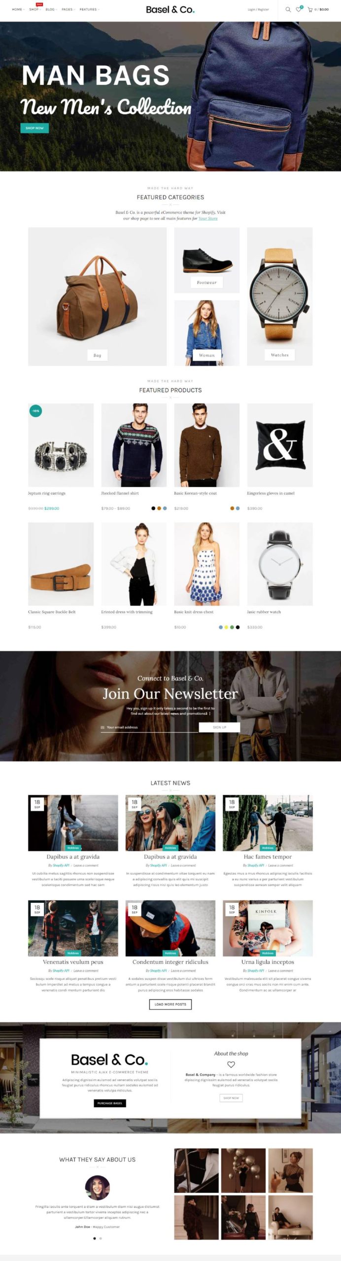 creative e commerce website design 