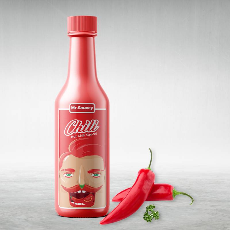 sauce packaging design 