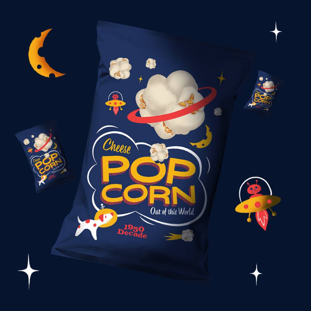 snacks pouch packaging design