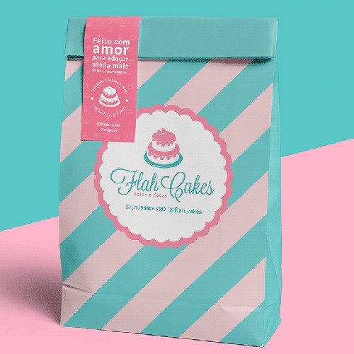 custom cake box packaging design 