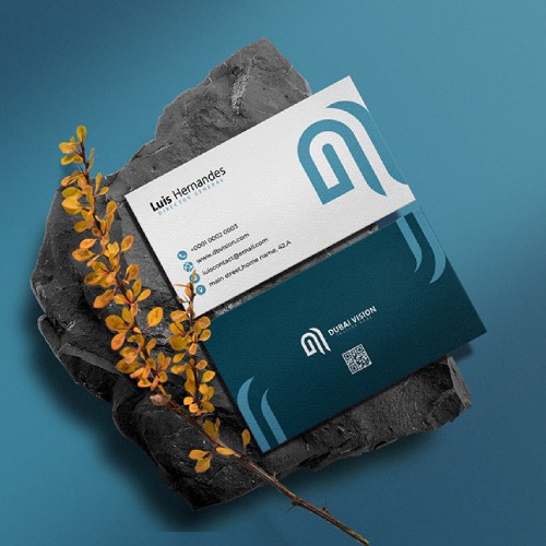 rectangle business card design