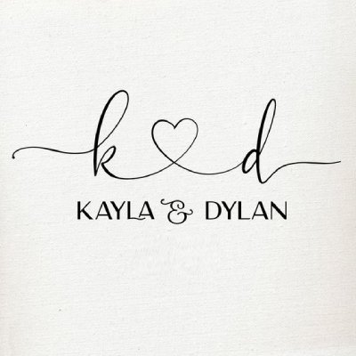 wedding logo design idea