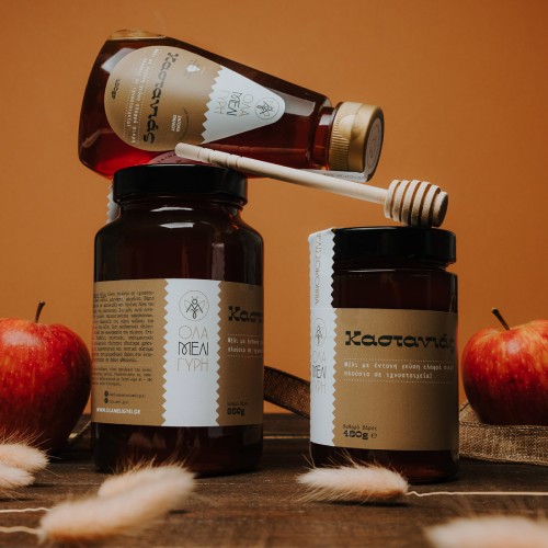 honey jar label design